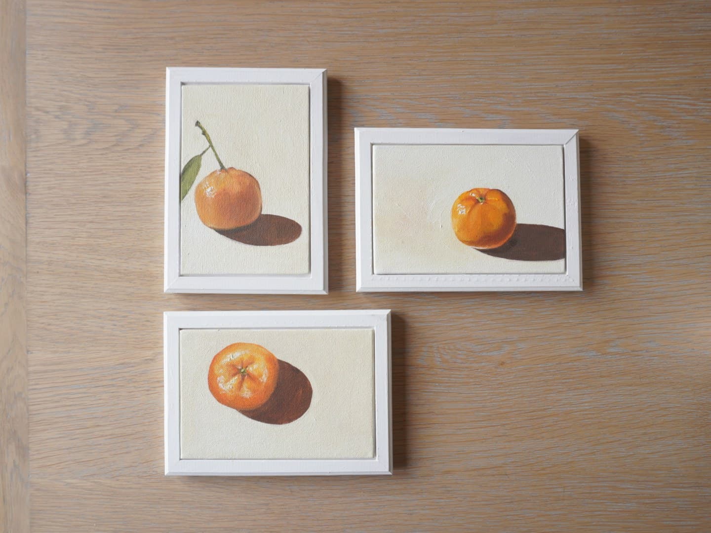 Triptych of Oranges