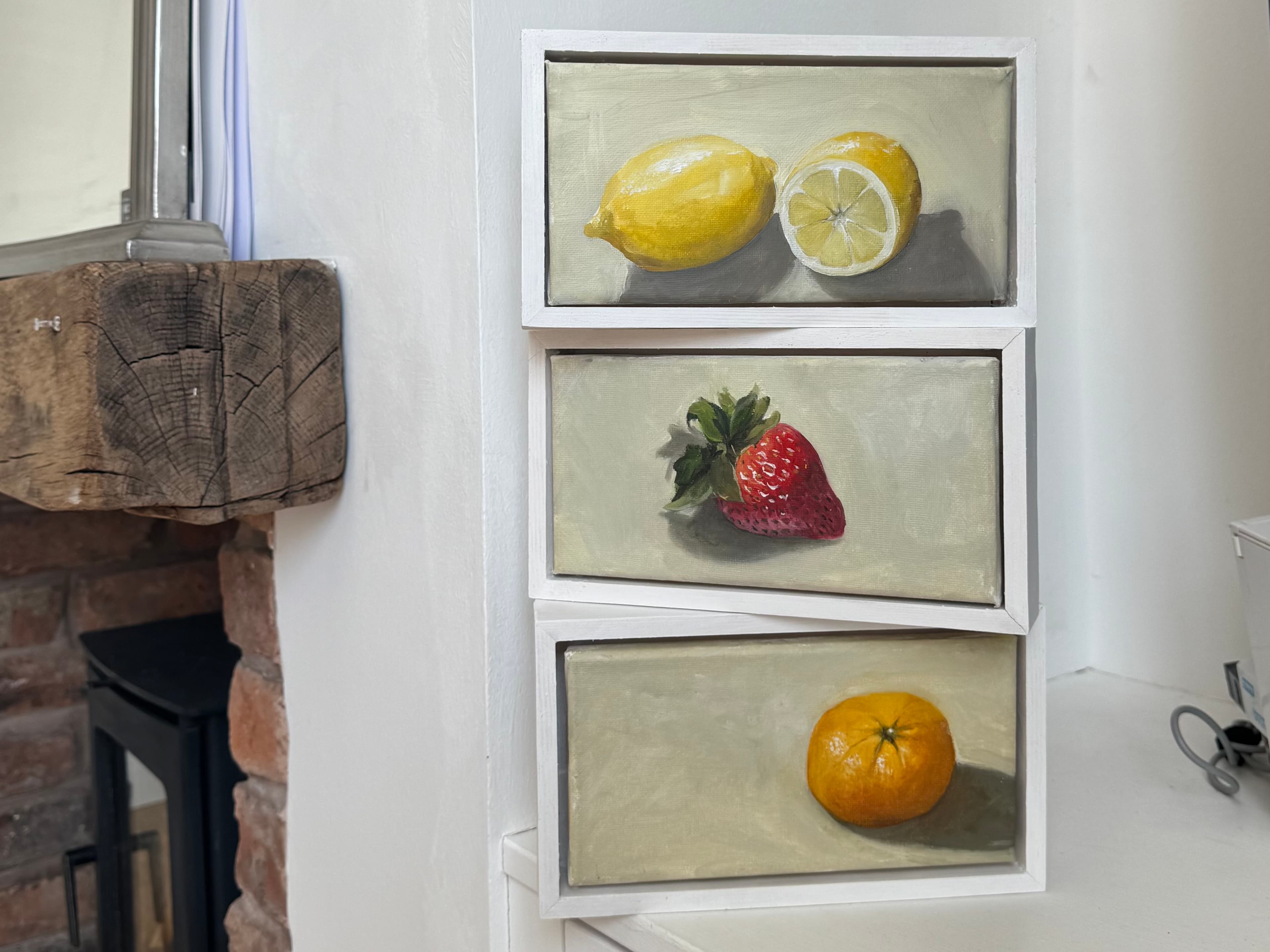 Triptych of Fruit